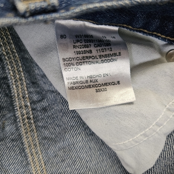 Y2K Dickies Relaxed Fit Stonewashed Heavyweight Carpenter Jeans Size 33 - Picture 7 of 7